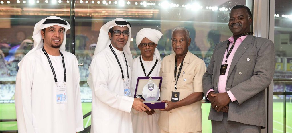 Al Hajeri Honors the Delegations of the Two Sudanese Powerhouses at the Hazza Bin Zayed Stadium