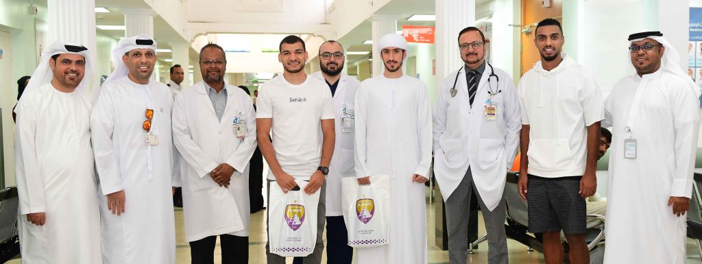 The Boss Stars Participate in Al Ain Hospital initiative to mark the “World Heart Day”