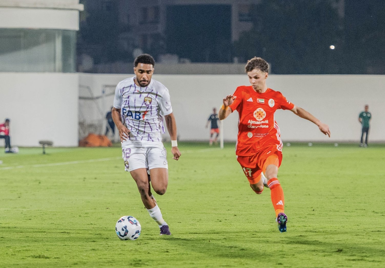 Al Ain U23 football team advances with steady steps towards claiming the title of U23 Pro League after scoring two goals in the post of Ajman U23 football team